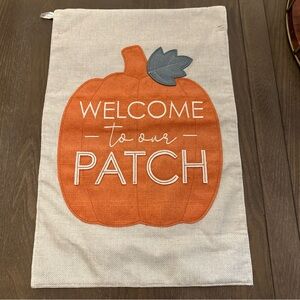 Welcome To Our Patch Outdoor Garden Flag Banner 2021 Double Sided 18x12‎